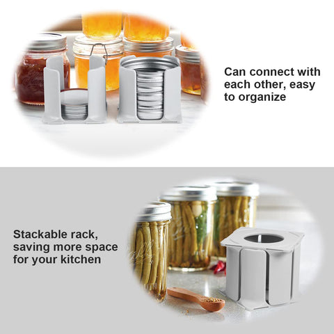 AIEVE rack stores up to 6 canning bands for quick access.