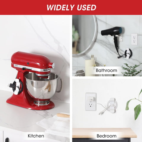AIEVE cabinet-ready cord wrap keeps appliance cords within reach and organized.