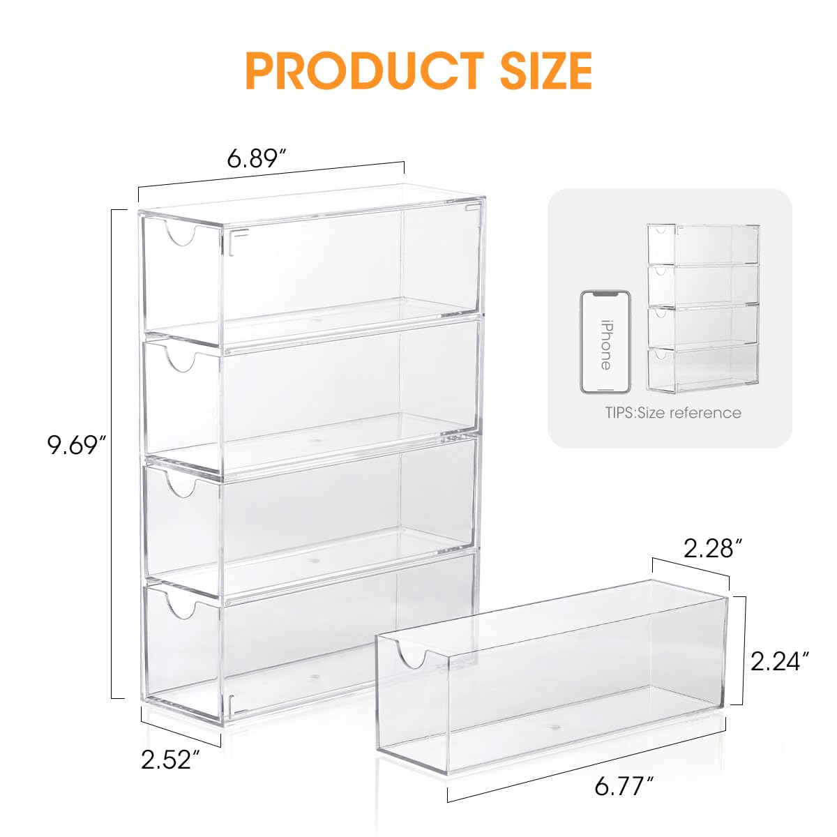 Dust-proof drawer system keeps packets clean and ready