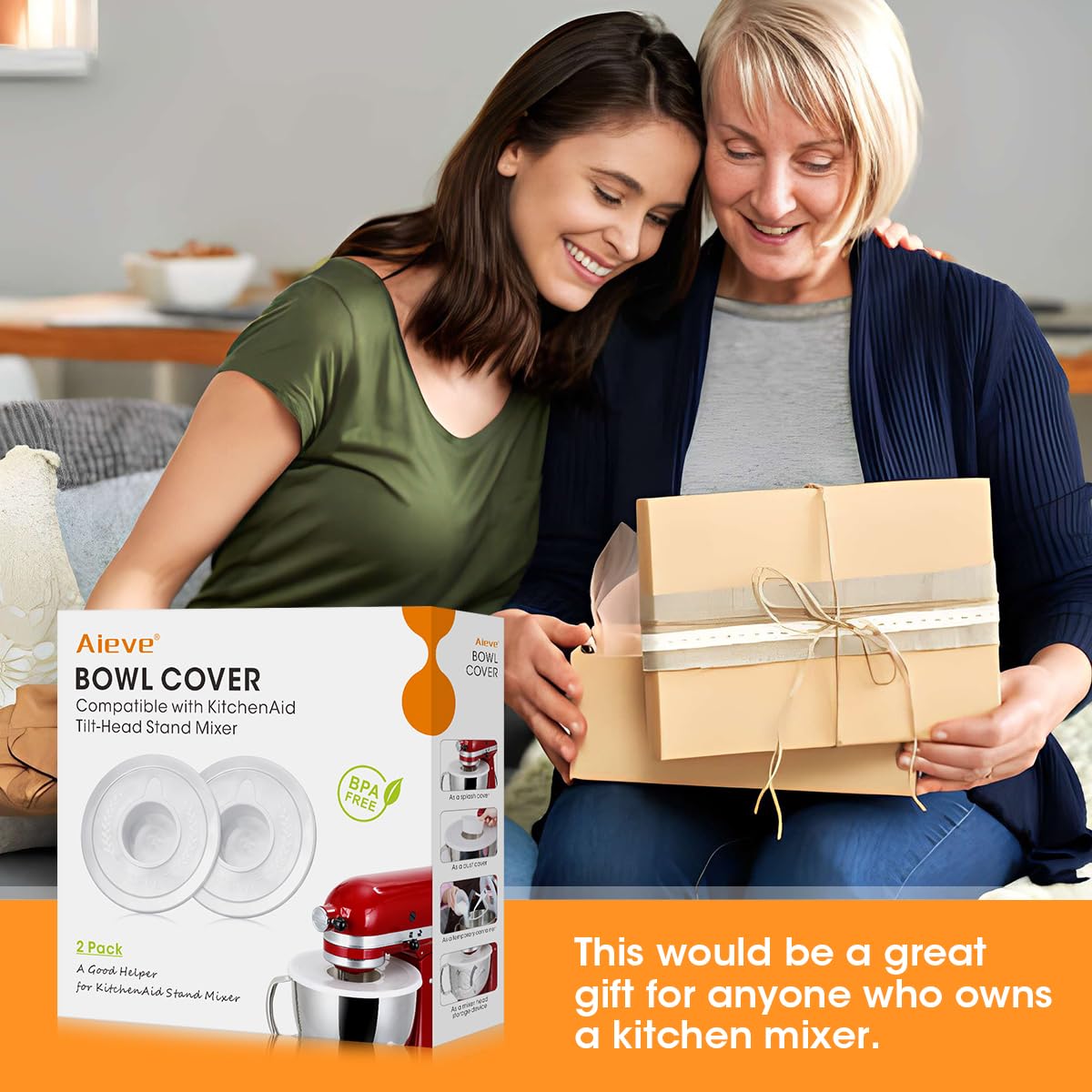 Two-pack AIEVE bowl covers arrive ready for double coverage.