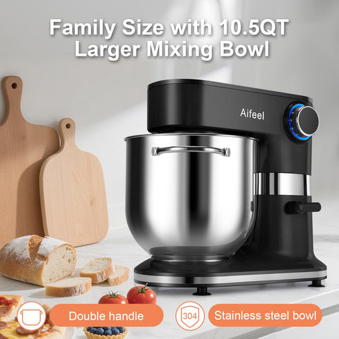 Aifeel 8 speed control offers precision for kneading whipping and mixing