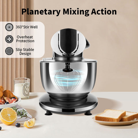 Aifeel stand mixer flat beater blends ingredients evenly