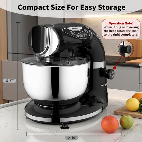 Aifeel stand mixer with pasta roller for fresh dough