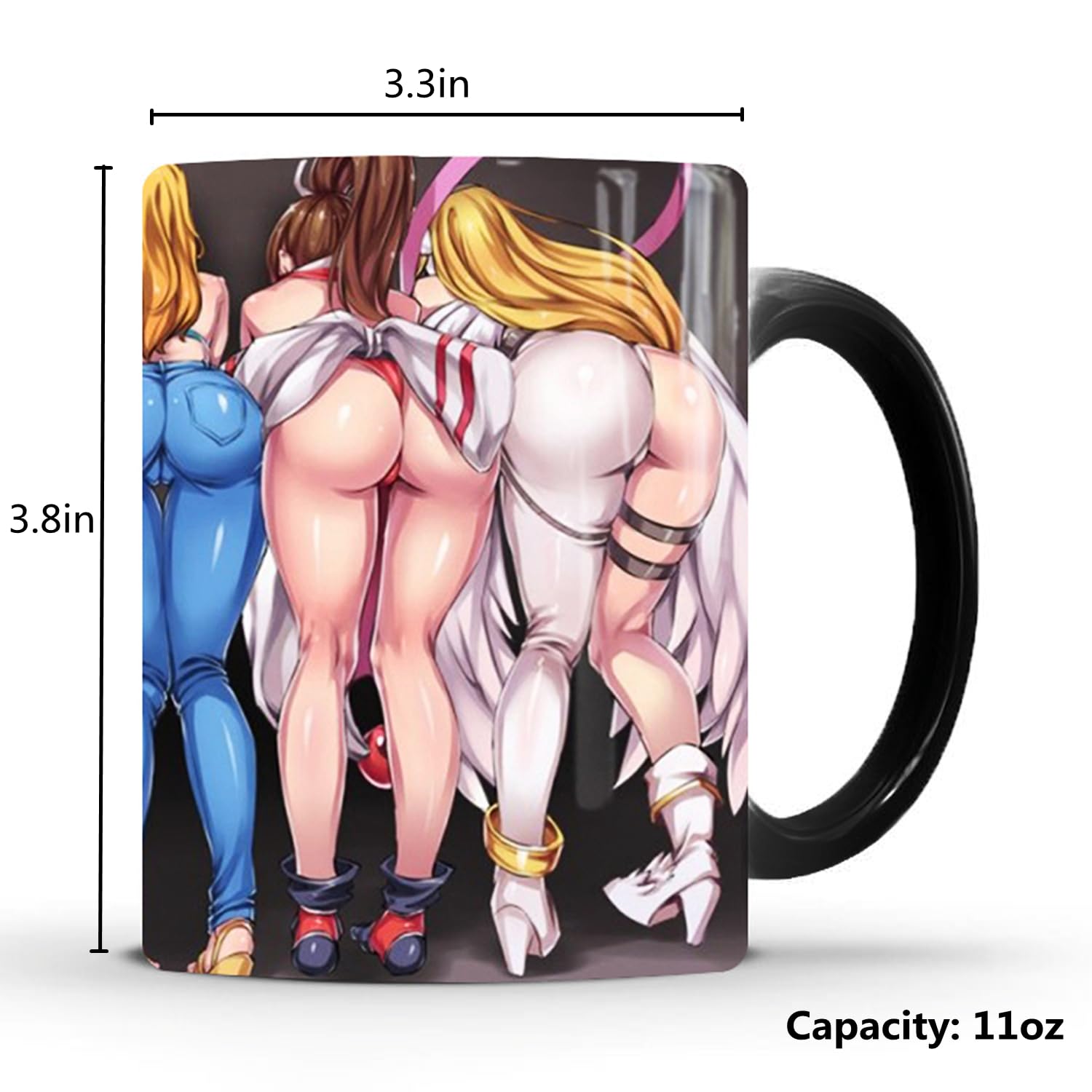 Aigori gag gift mug transforms with cheeky design for holidays