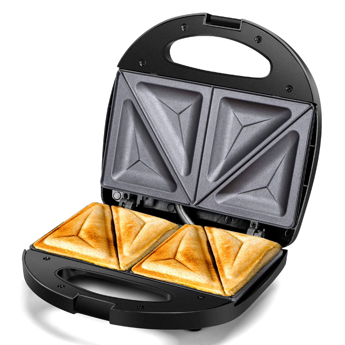 Aigostar 2in1 sandwich maker front view for quick breakfasts.