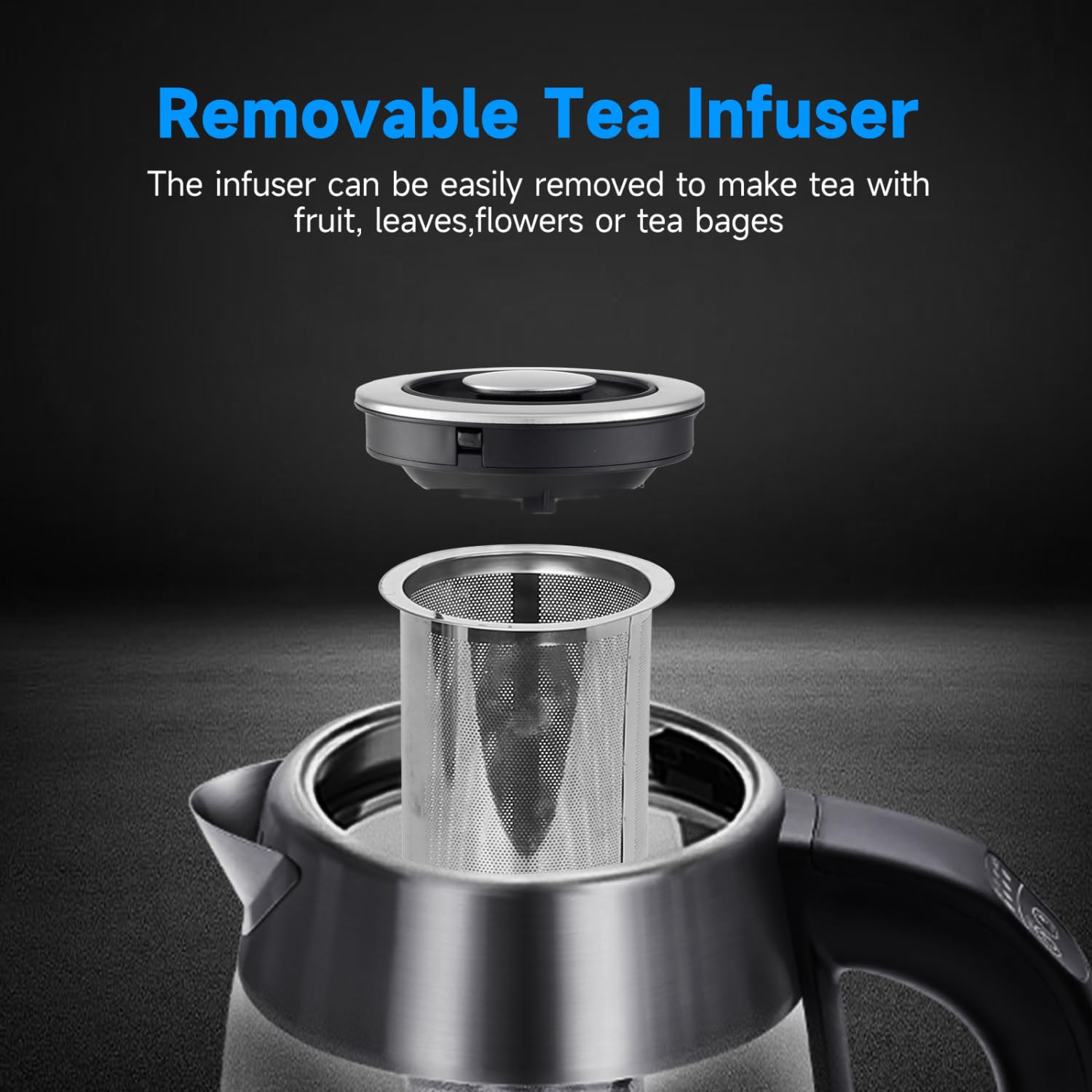 Aigostar auto shut-off protection prevents overheating during use.