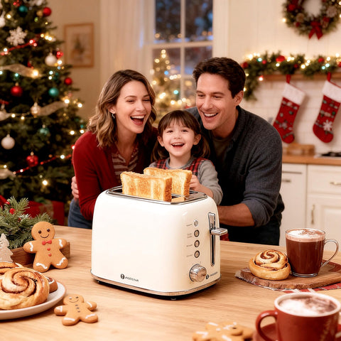 Aigostar compact 2-slice design with high lift for easy removal