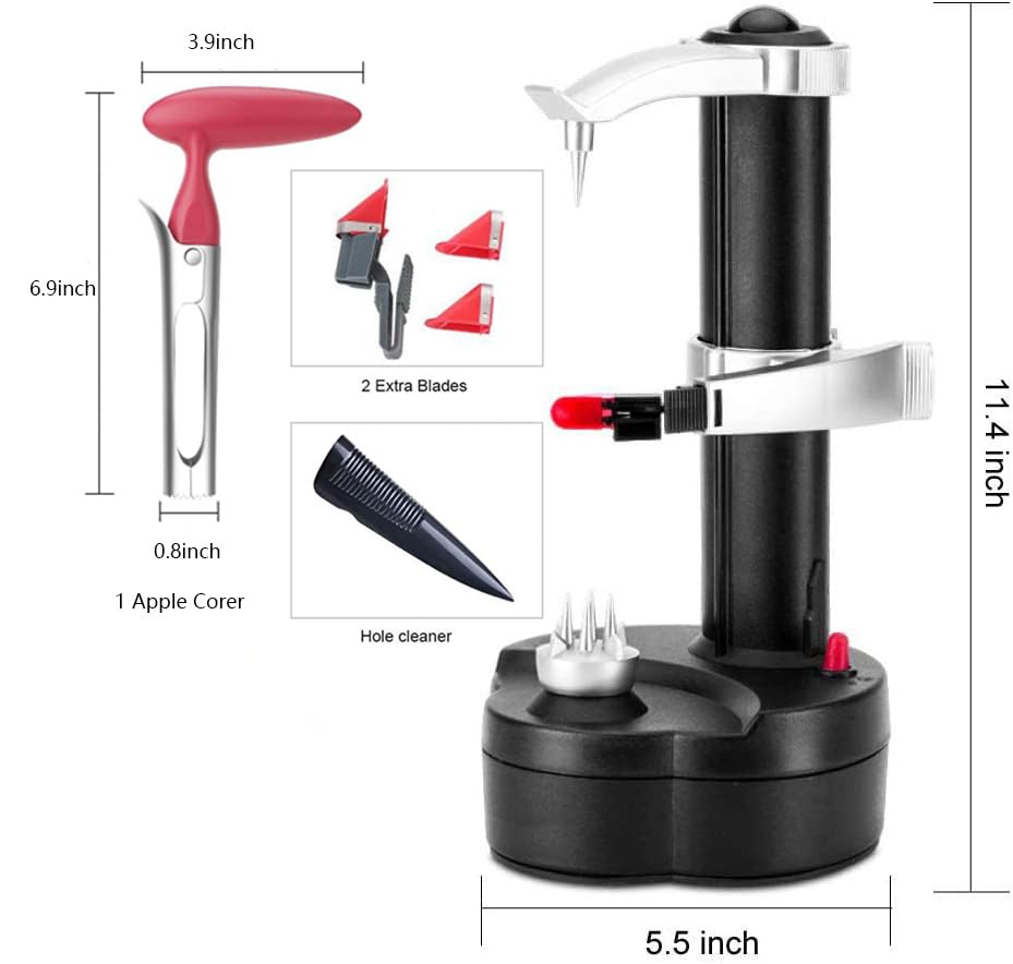 AIHANCH electric peeler charger focus, versatile power options for on-demand use.