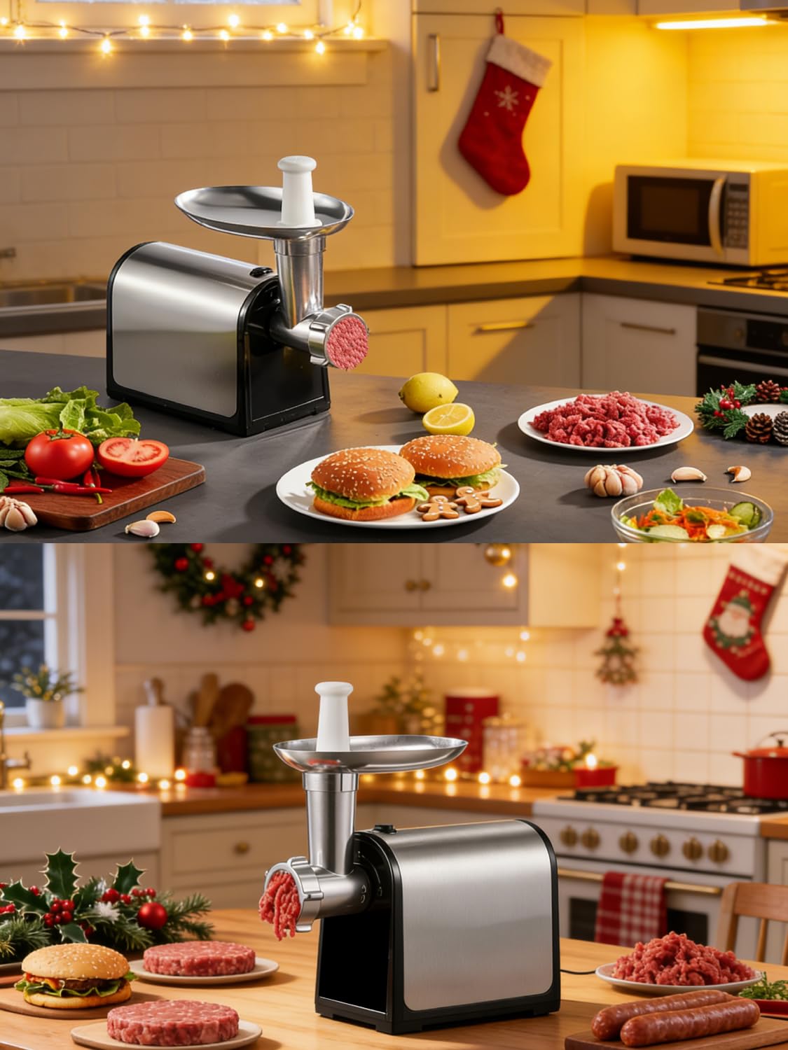 Aiheal three sausage tubes ready for different stuffing options