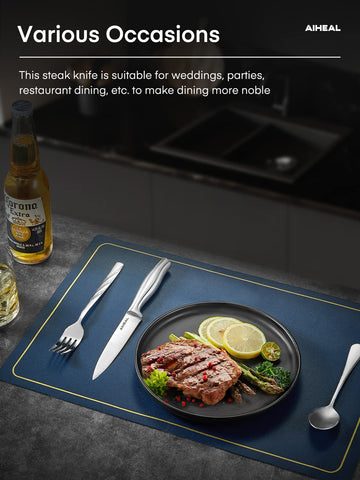 Aiheal 8-piece set displayed on a dining table