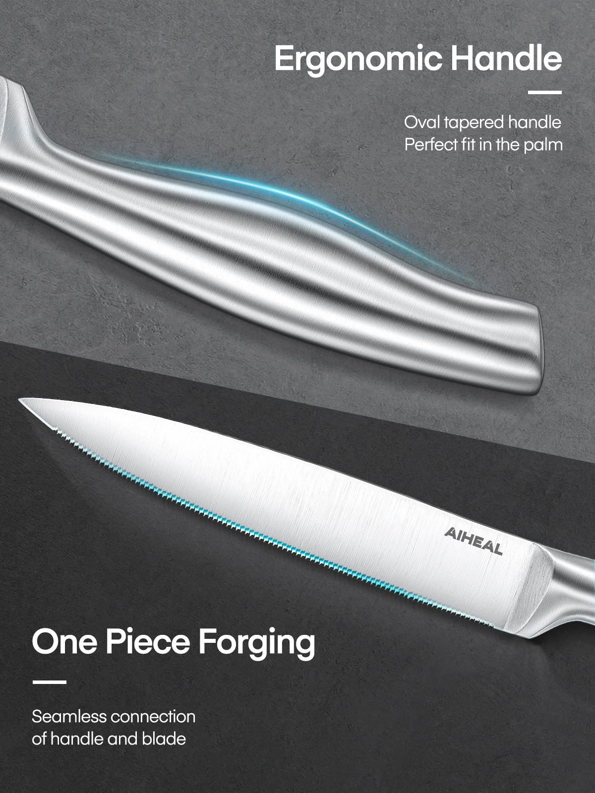 Aiheal one-piece construction close-up shows durability and corrosion resistance