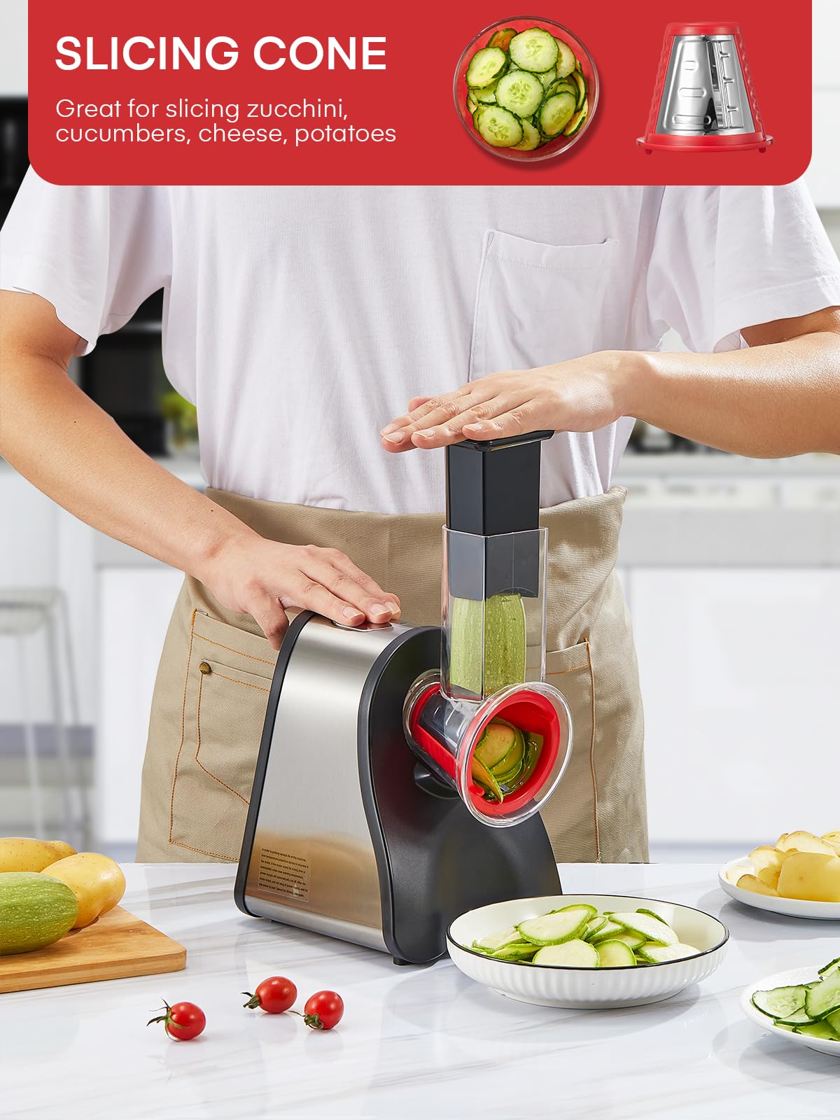 Aiheal suction base keeps the unit steady during operation.