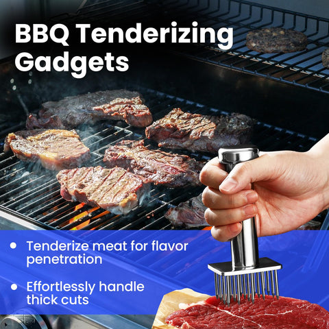 Aihomo solid one-piece tenderizer, compact design, easy to grip during prep