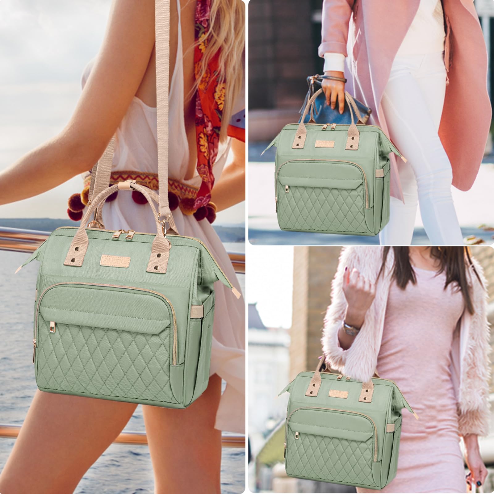 AIJIEKE 8mm EPE insulation helps maintain temperature for meals.