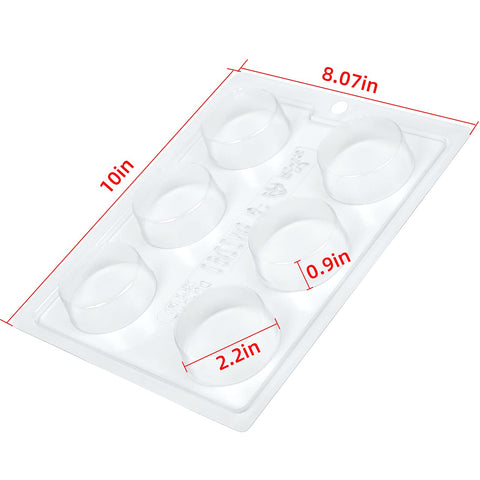AIKEFOO 5-pack round mold creates neat cookies and chocolates.