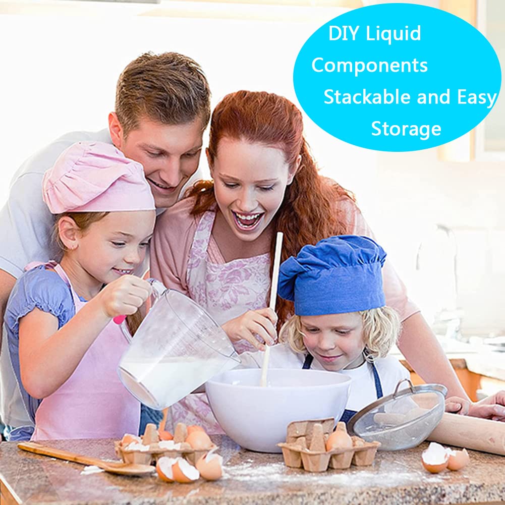 AIKEXIN plastic liquid cups with BPA-free material and pour spouts