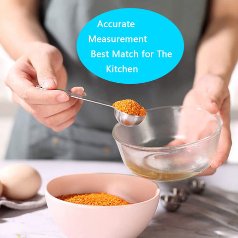 AIKEXIN spoons set provides accurate measurements for recipes