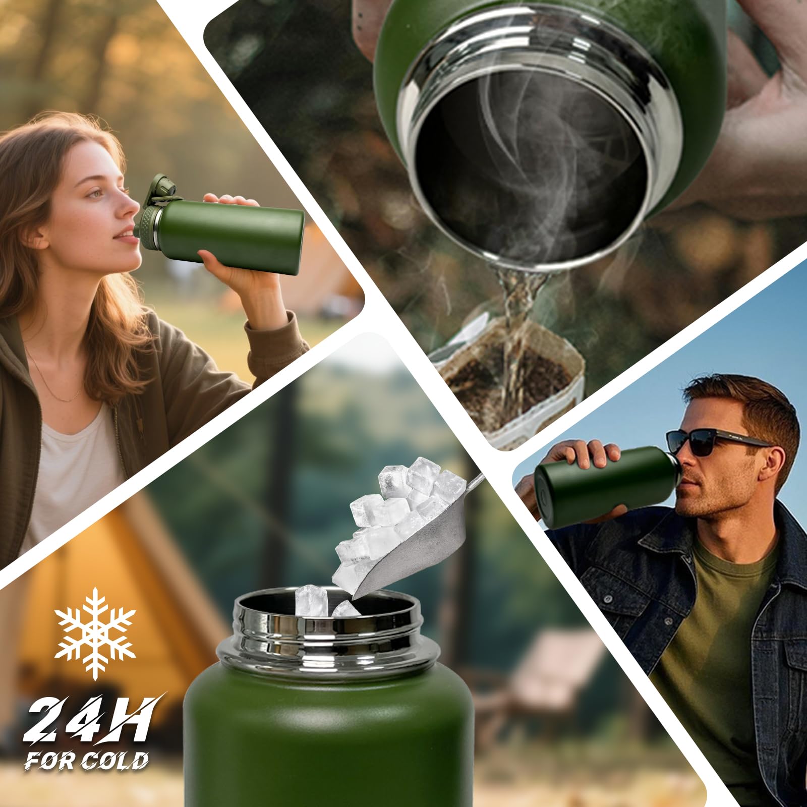 AIKOTOO bottle wide-mouth opening for easy ice and fruit additions.