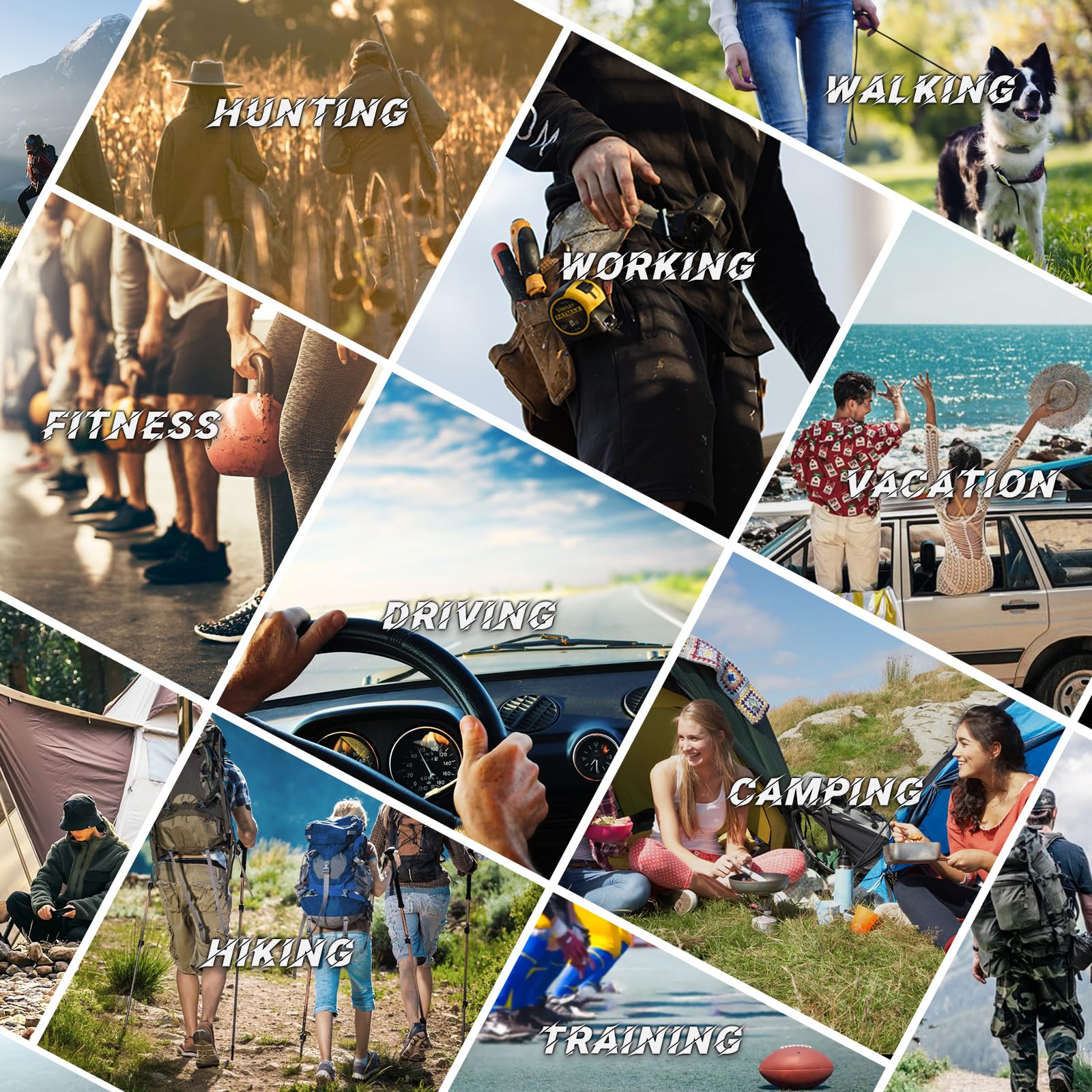 AIKOTOO non-slip sweat-free finish resists moisture during workouts.