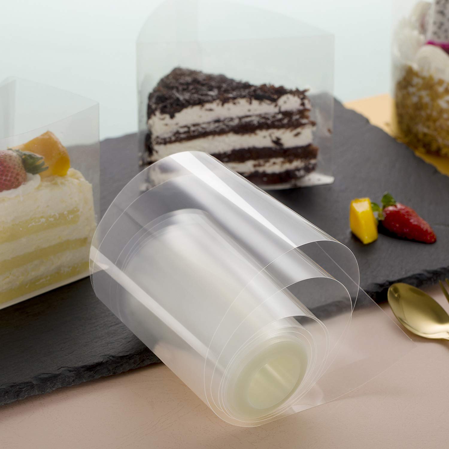 Free tools included with Ailaxq cake collars for sealing after cutting