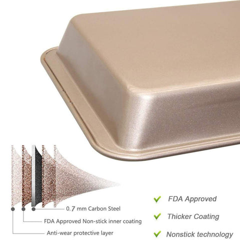 Ailelan 18 pre-slice design bakes evenly portioned brownie bites
