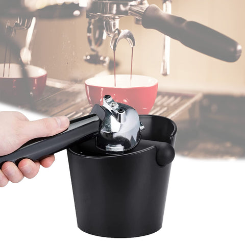 Ailelan coffee knock box with removable bar, easy cleaning after busy espresso sessions.