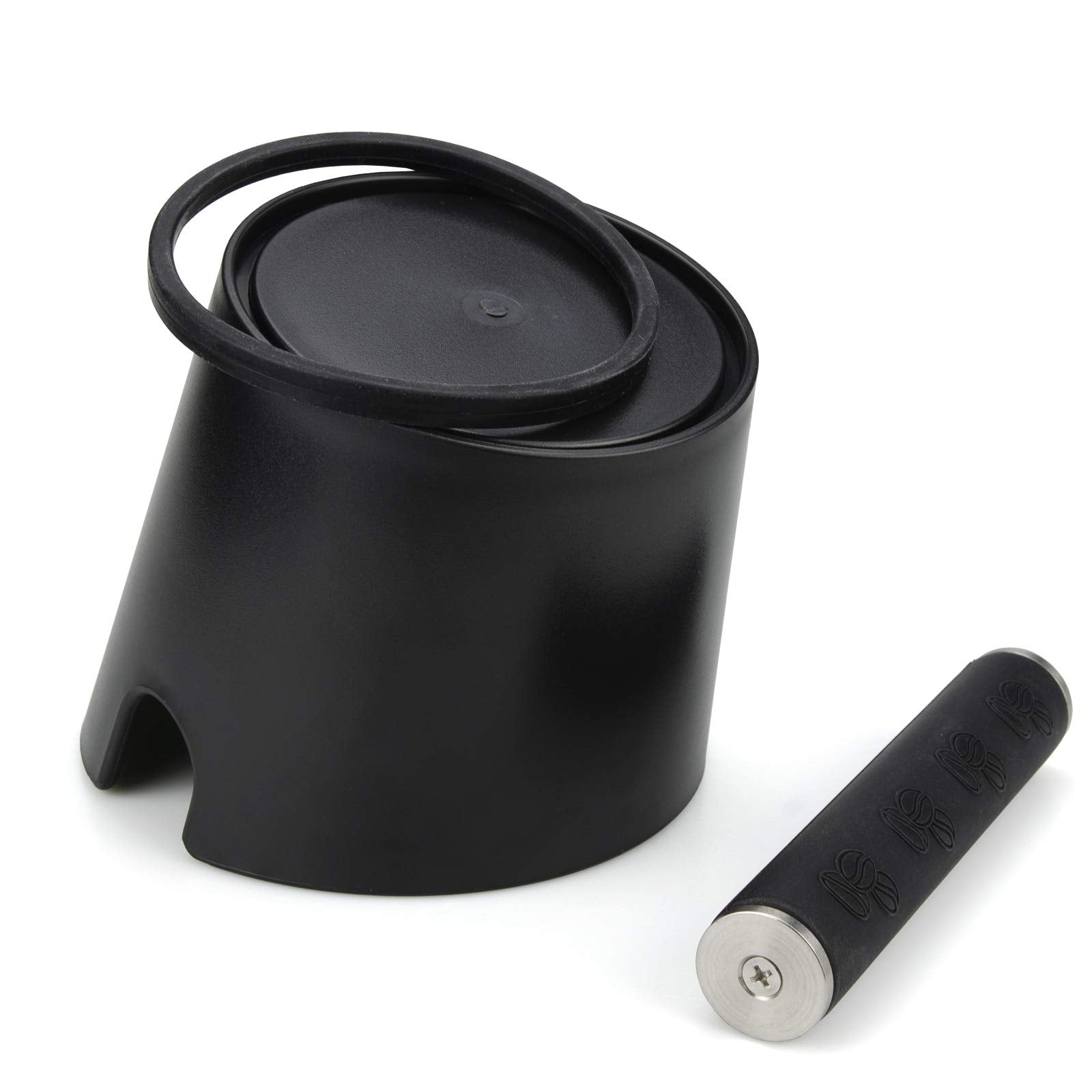 Ailelan coffee knock box fits neatly under most espresso machines.