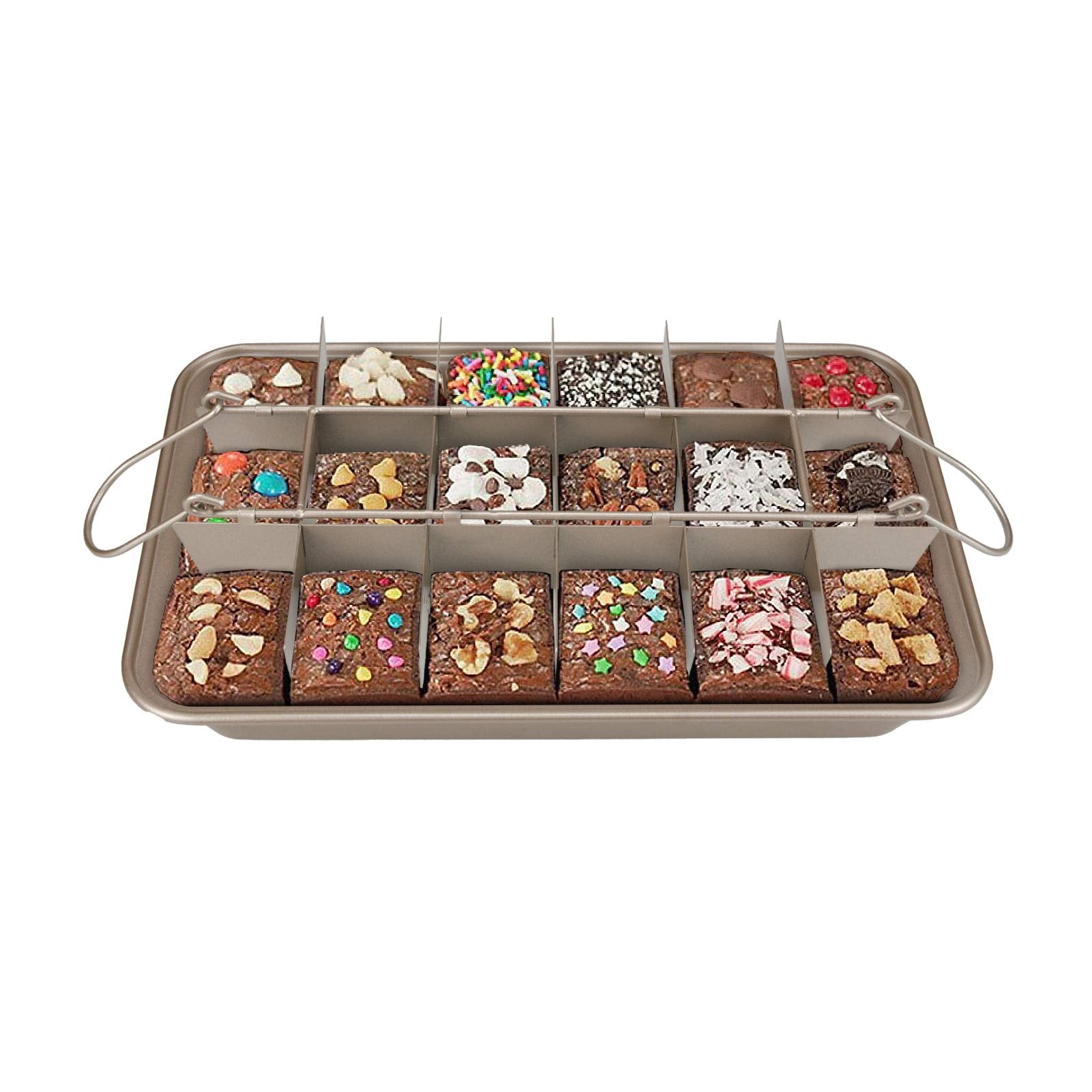 Ailelan divider being removed after baking for quick serving