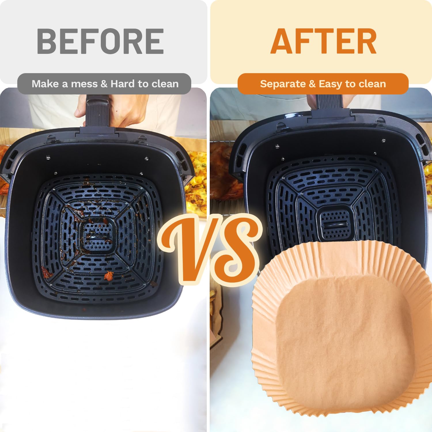 Ailifeer microwave-oven-safe liner showing versatile kitchen compatibility.