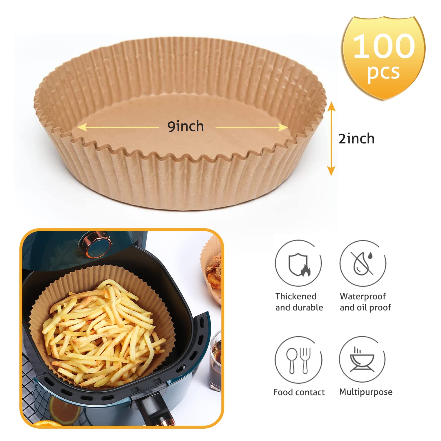 Ailun liner with nonstick coating prevents sauce from sticking.