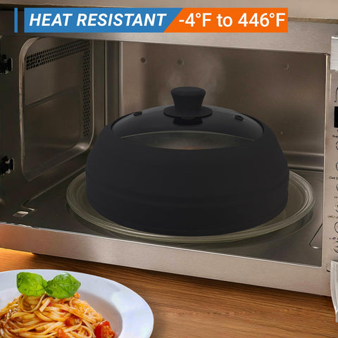 Aimatifi dishwasher-safe splatter cover cleans easily after use.