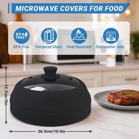 Aimatifi anti-scald silicone handle keeps your fingers safe during lid removal.
