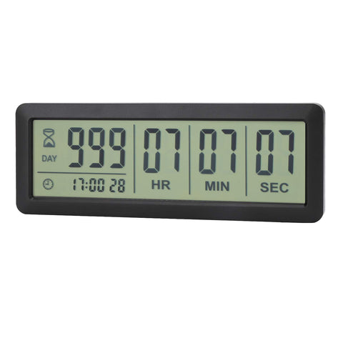 AIMILAR AY4053 black front view with large countdown display for events.