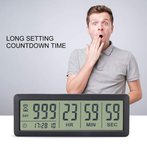 AIMILAR AY4053 black LCD close-up highlights crisp numerals for easy reading.