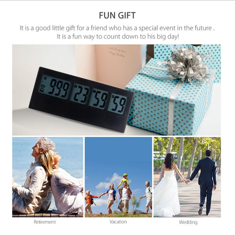 AIMILAR Digital Countdown Days Timer ideal for vacation, wedding, and lab planning.