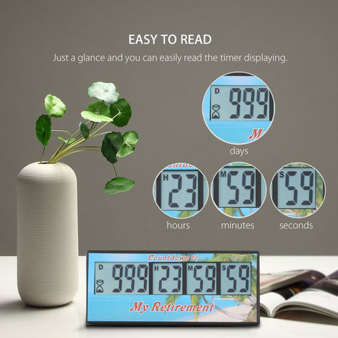 AIMILAR timer alarm indicator showing the sixty-second alert at target date.