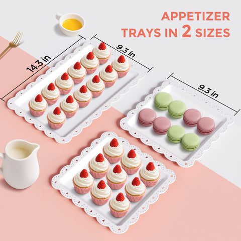 AIMSEAL Cupcake Stand 2-tier round display supports cookies and treats.