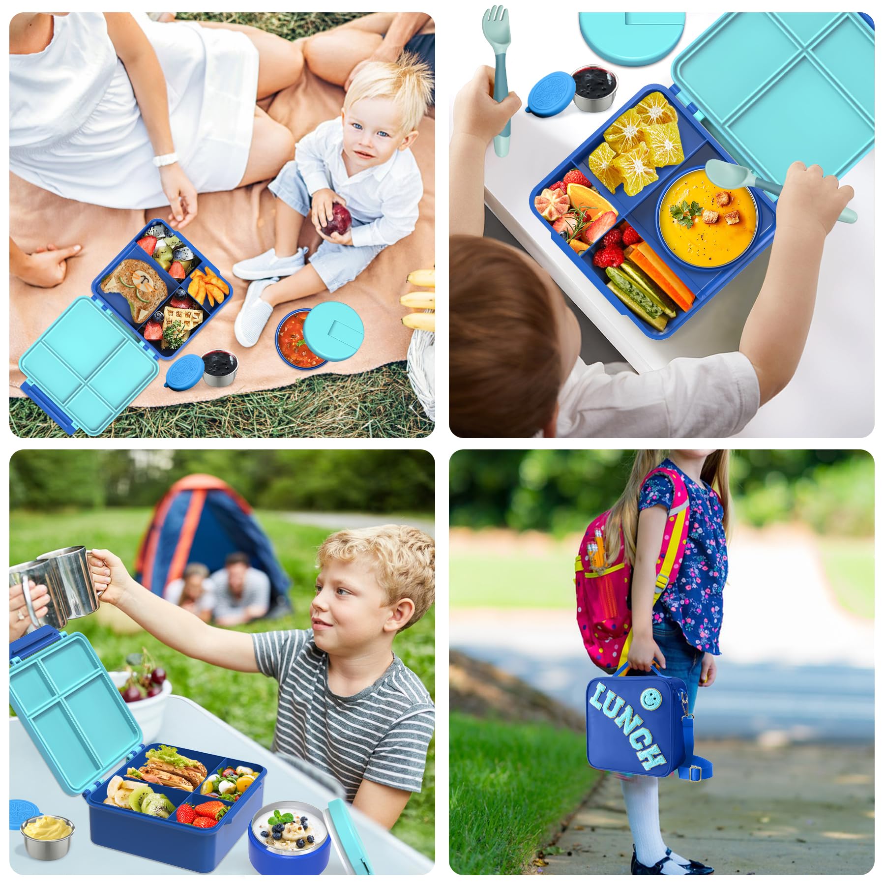 Aimsnk kids cutlery set with spoon and fork included