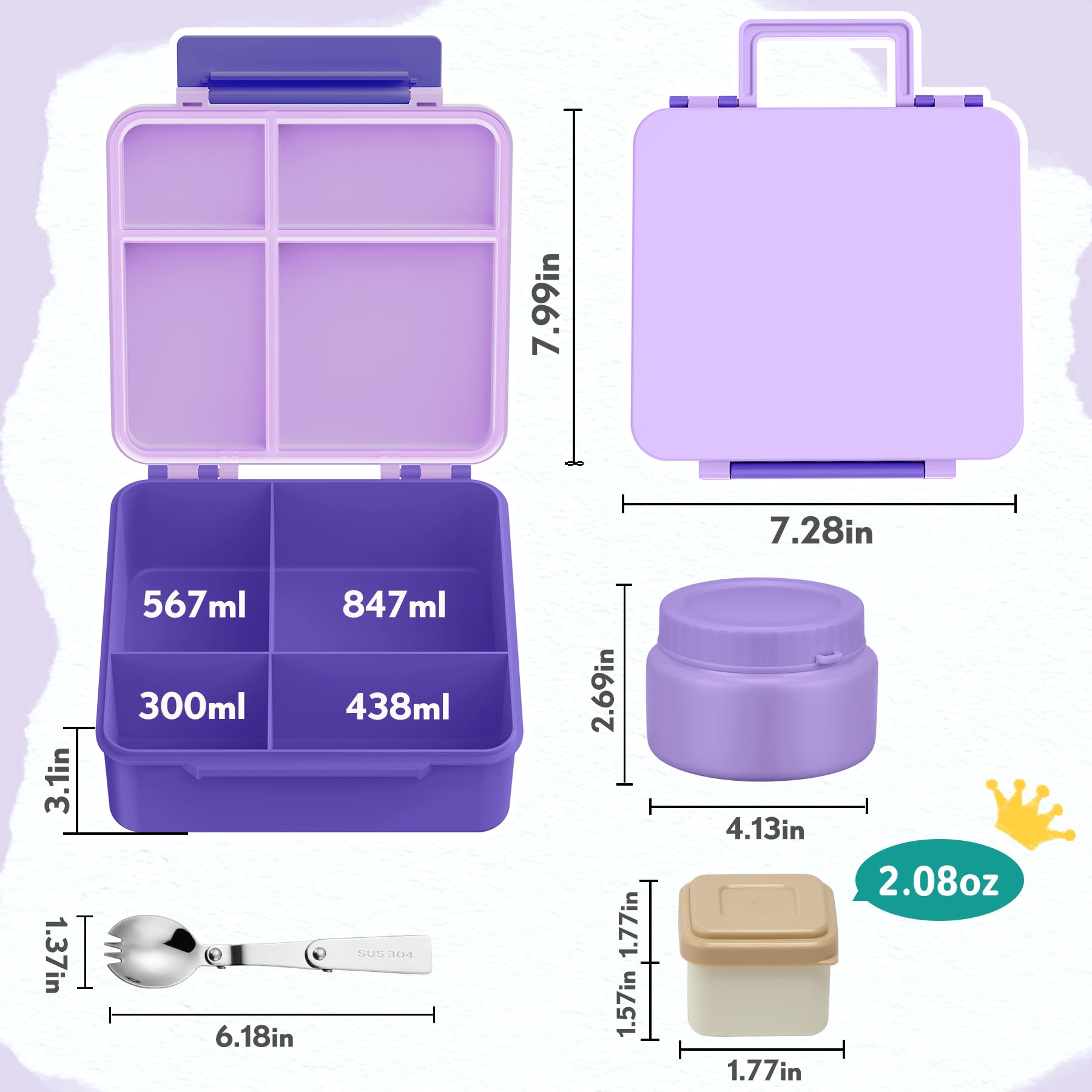Aimsnk kid-friendly spoon and fork set for easy lunch time