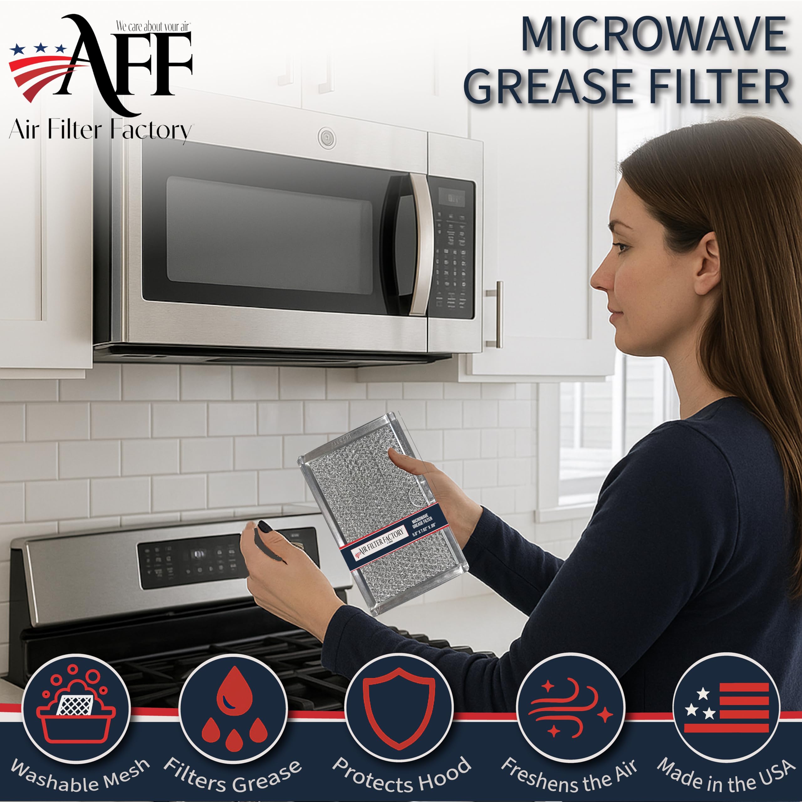 Air Filter Factory 12-layer aluminum mesh highlights durable grease capture and easy maintenance