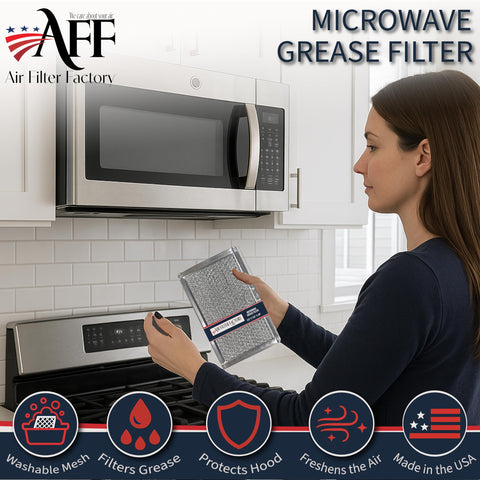 Air Filter Factory 12-layer aluminum mesh highlights durable grease capture and easy maintenance