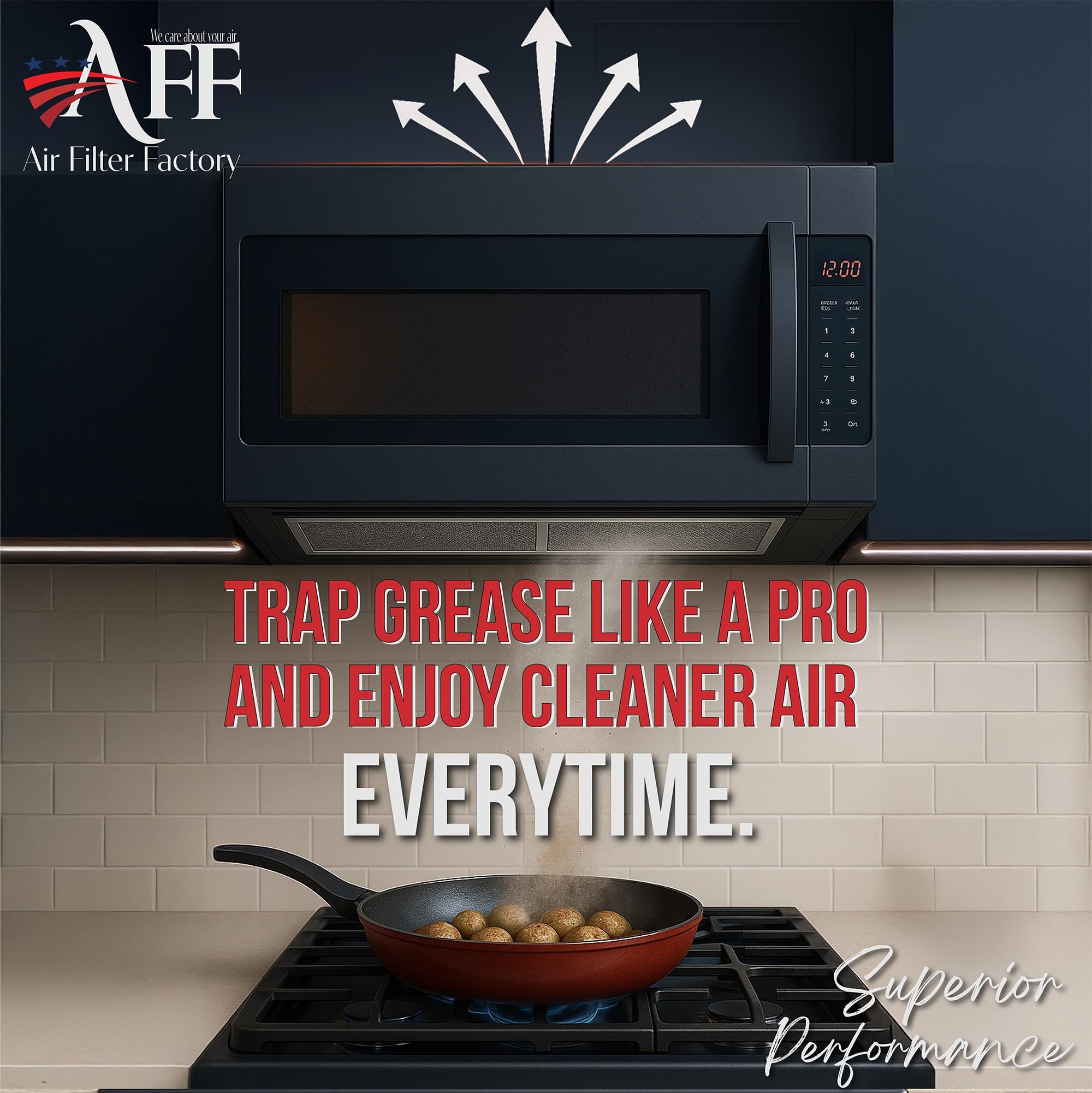 Air Filter Factory reusable-cleanable grease filter promotes long-lasting, easy grease removal