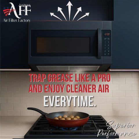Air Filter Factory reusable-cleanable grease filter promotes long-lasting, easy grease removal