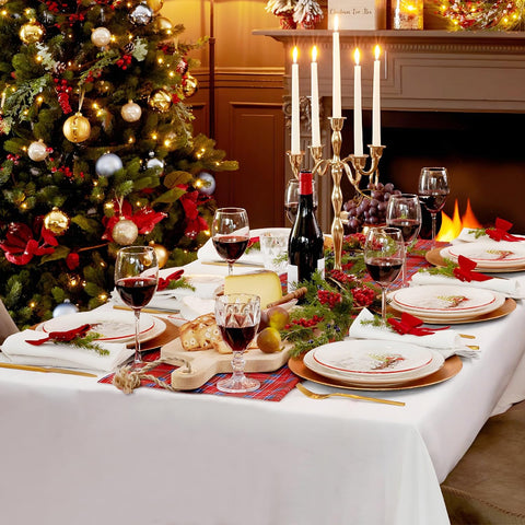 Airbin PEVA material for a safe, easy-cleanup table cover.