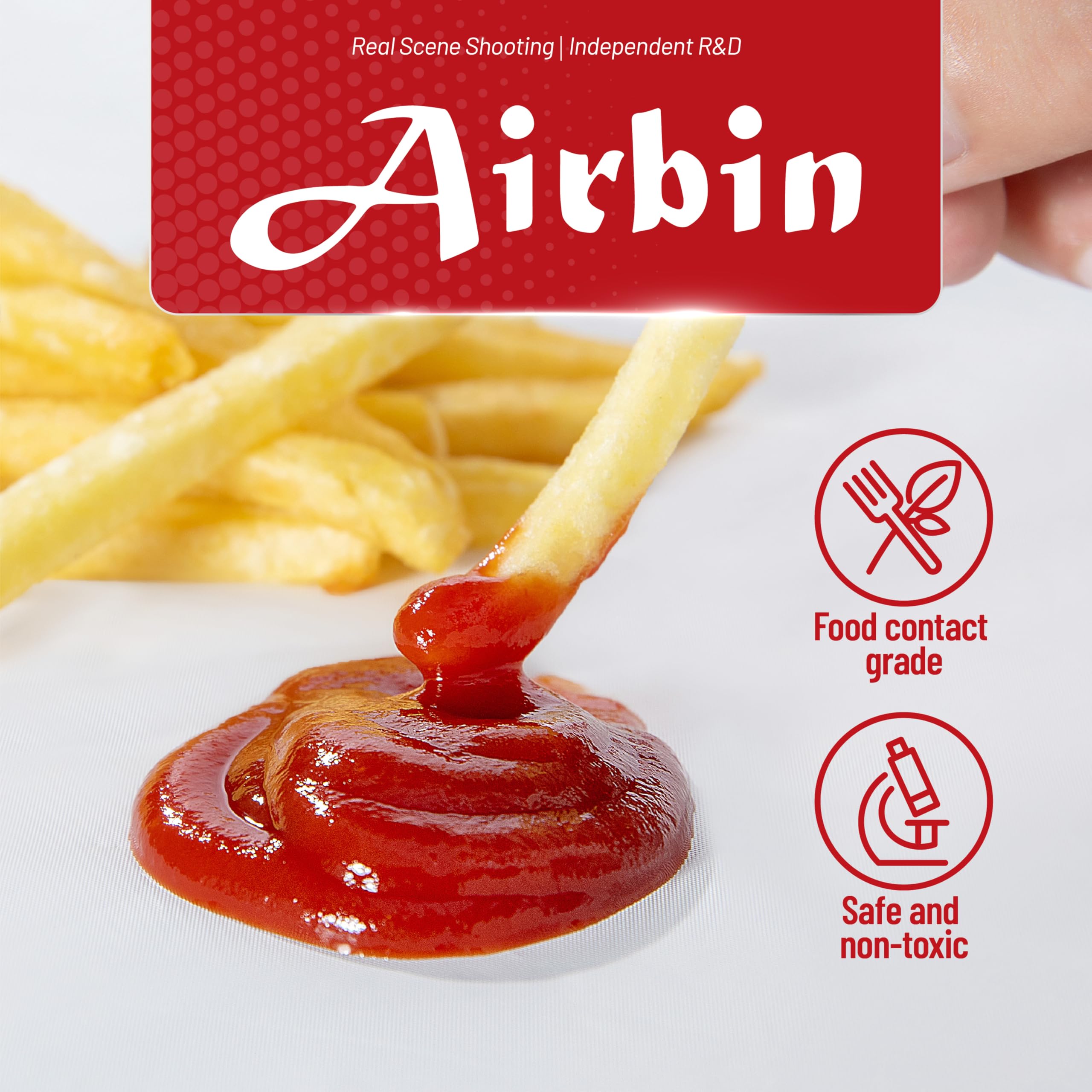 Airbin white tablecloth on dining table ready for guests.