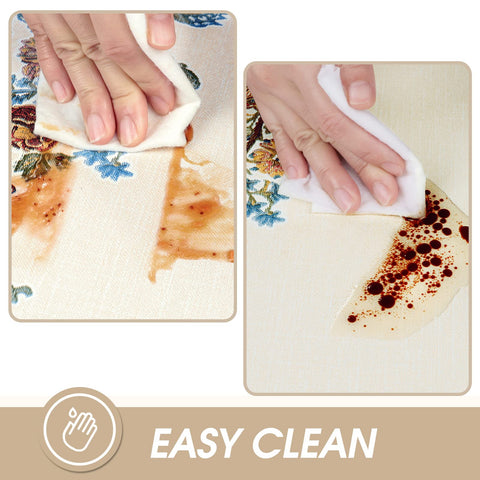 AIRCOWRIE embroidery close-up shows delicate flower details on sturdy PVC fabric.