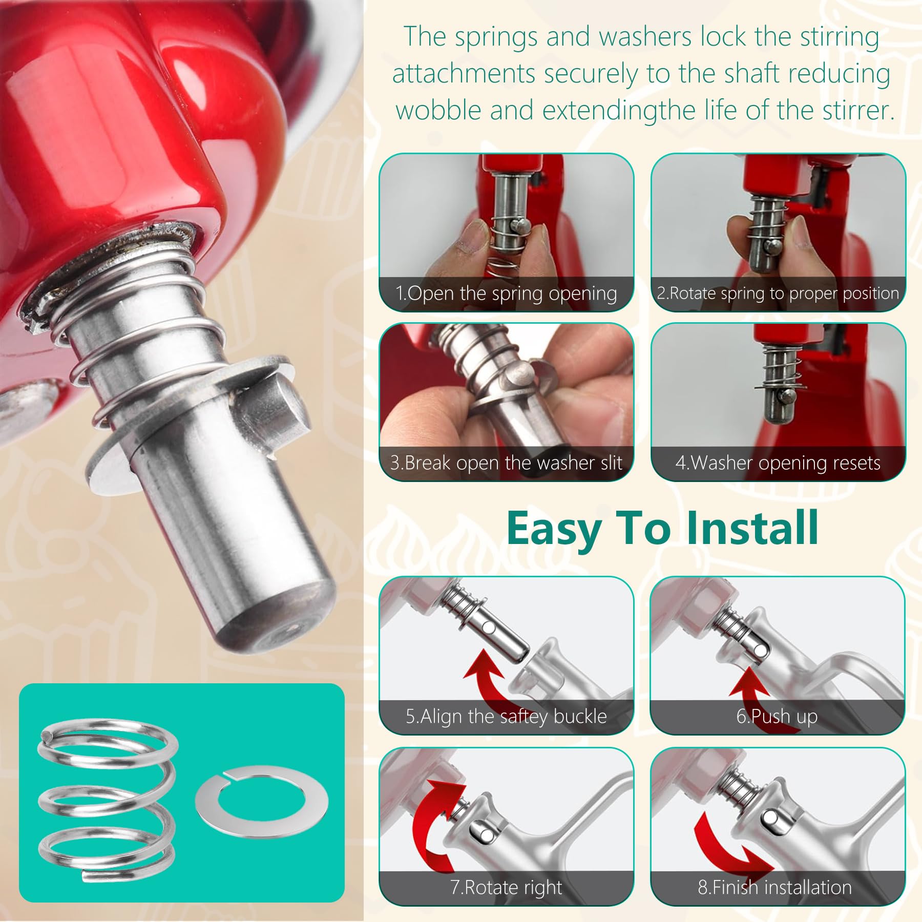 Airkitrep dishwasher-safe attachments make cleanup easy.