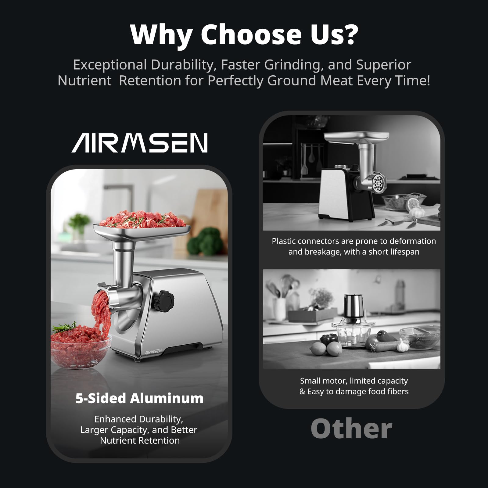 AirMSEN easy-clean design keeps parts detachable for thorough rinsing.