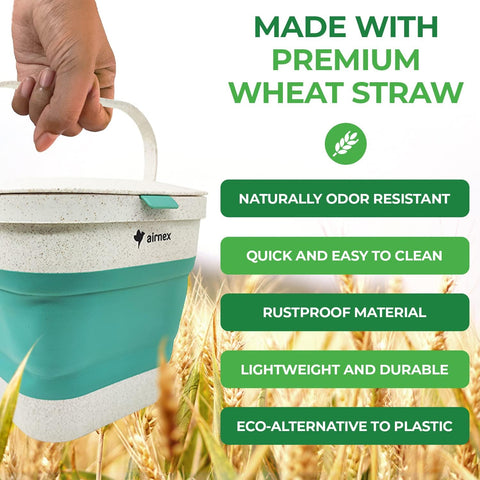 AirNEX includes 20 biodegradable bags to simplify disposal