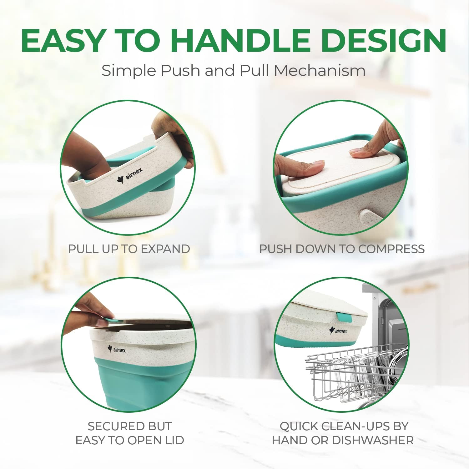 AirNEX beginner compost guide included to help start recycling scraps